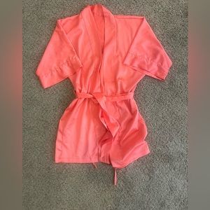 Flower Girl Silk Robe
